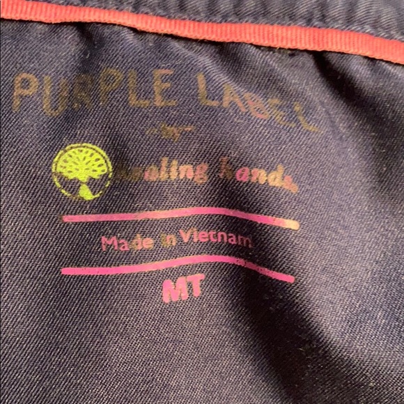 Med tall navy blue scrub pants - Picture 7 of 7